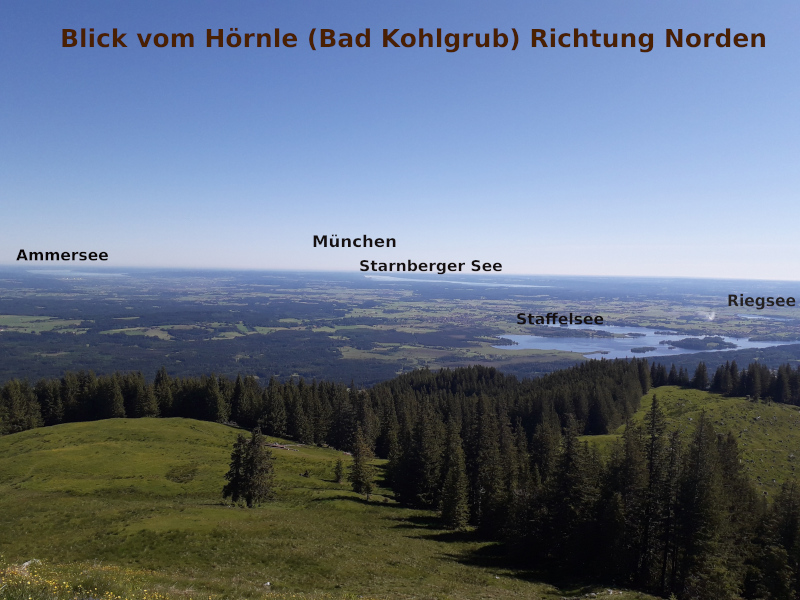 Umgebung vom Hörnle Richtung Norden